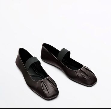 белые туфли: Балетки Massimo Dutti Размер: 38-39( подойдут на узкую ногу) Цена