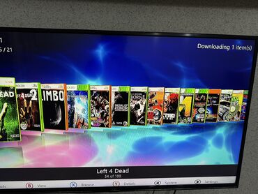 microsoft xbox 360 slim: Xbox 360 512gb 100 игр есть кинект и два джойстика один проводной