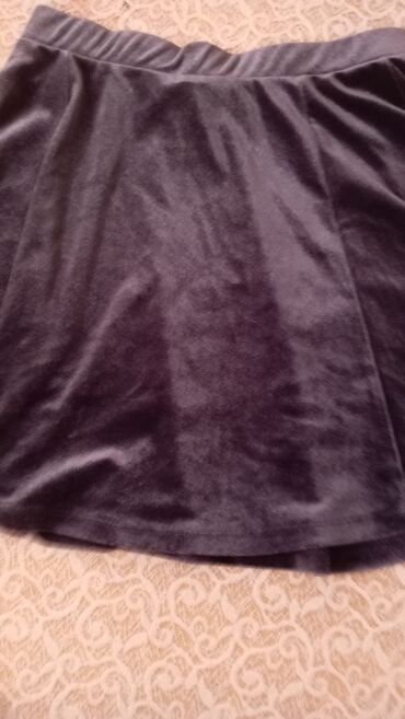 трикотажные юбки для девочек: Mini Ətək, Velür