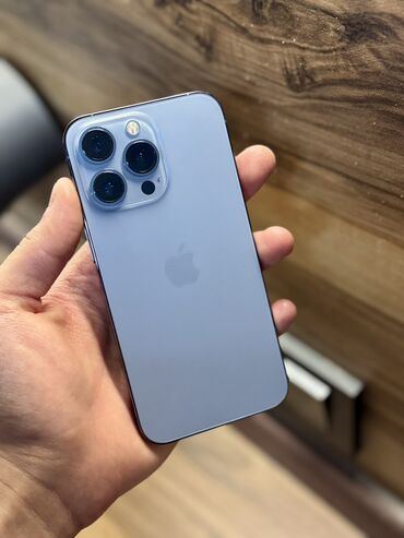 айфон 13 новый цена бишкек: IPhone 13 Pro, Колдонулган, 128 ГБ, Sierra Blue, Коргоочу айнек, Каптама, 94 %