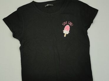 t shirty oversize czarne: T-shirt, FBsister, S, stan - Dobry
