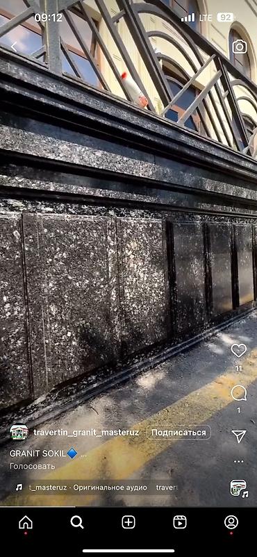 Фасадные гранитные плитки: Гранит для цоколя разные цвета Ангола блек Черный Серый Коричневый at lalafo.kg — 9 Фасадные гранитные плитки: Гранит для цоколя разные цвета Ангола блек Черный Серый Коричневый — 9