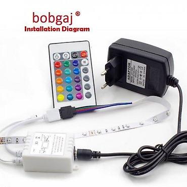 disko projektor: Set Led traka RGB 3528 5m kontroler daljinskim napajanje. Komplet Led — 2