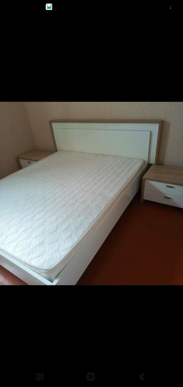 Спальные гарнитуры: Двуспальная кровать, Новый