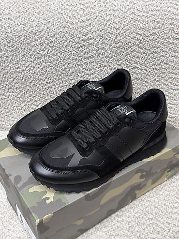 lux: Мужские кроссовки, 38, 39, 40, Valentino, Новый, цвет - Черный, Самовывоз, Платная доставка — 2