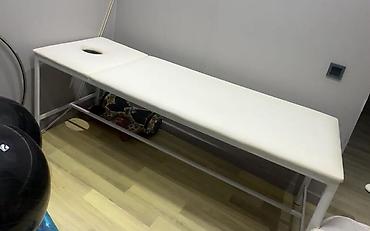 Masaj/terapiya üçün stasionar çarpayı - Material: möhkəm metal