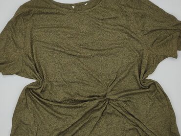 joggery damskie khaki: T-shirt, Tu, 4XL (EU 48), condition - Very good