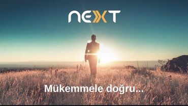 Əskinaslar: NEXT – inkişaf və mükəmməlliyə doğru yol yoldaşınız - Brend: NEXT -