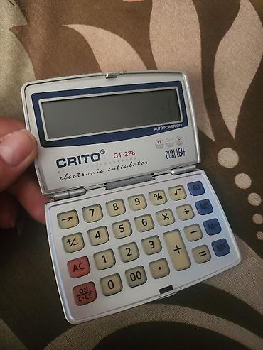ofis ləvazimatı: CRITO CT-228 elektron kalkulyator Az işlənib, əla vəziyyətdədir. - — 1