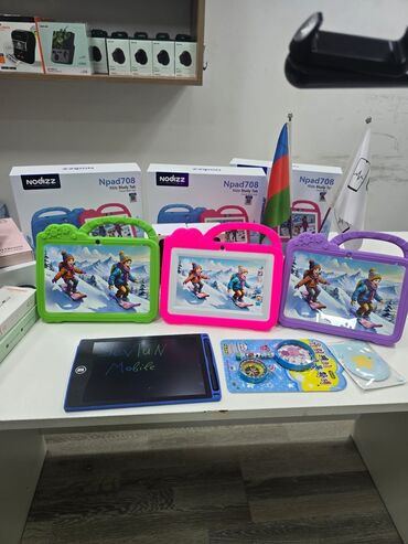 Digər planşetlər: Uşaq planşeti – Nodizz Npad708 Kids Study Tab Xüsusiyyətlər: - Ekran