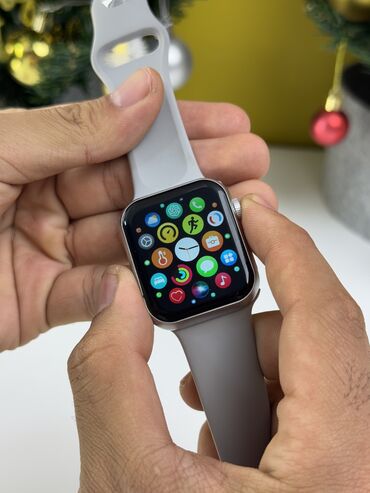 apple watch 9 цена в бишкеке: Apple watch 9 series 41 mm Подключается на ios/android Батарея на 5-7