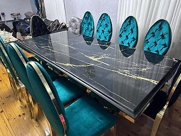 mebel stullar: Qonaq otağı üçün, Yeni, Kvadrat masa — 1