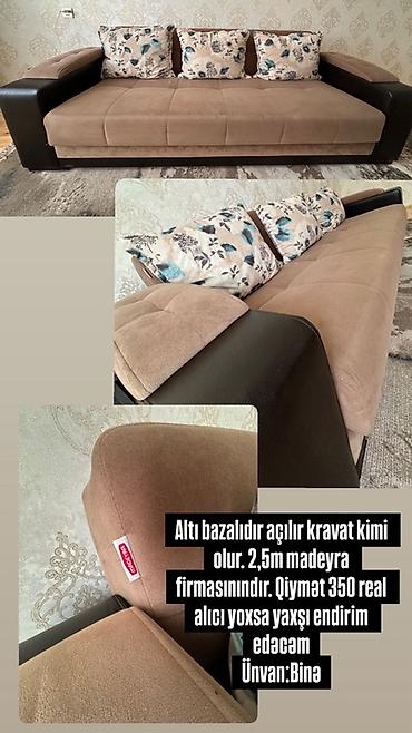 stul plasmas: Möbel: Madeyra firmasının açılan divanı - Ölçü: təxminən 2,5 m - — 4