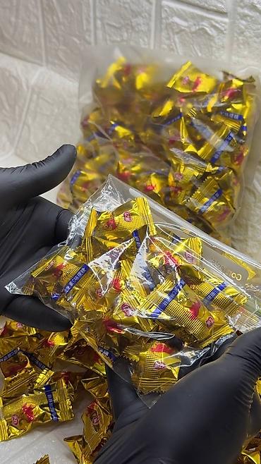 tatli un memulatlari: Qızılı folqa qablaşdırmada fərdi konfetlər 50 qram packada qablasma 5 — 2