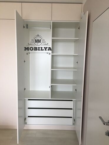 dsp mebel: Гардеробный шкаф, Новый, 2 двери, Распашной, Прямой шкаф, Азербайджан