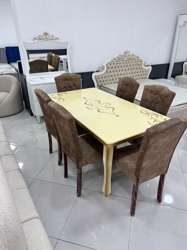 zeytun yağı qiyməti: Mətbəx üçün, Açılmayan, Dördbucaq masa, 6 stul