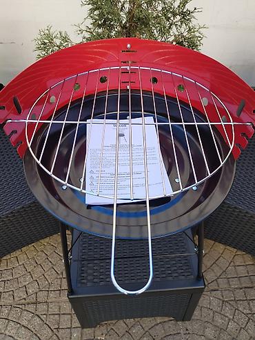 Setovi stolova i stolica: Baštenski set + roštilj na ugalj - Dva prostrana naslonska stolca od — 5