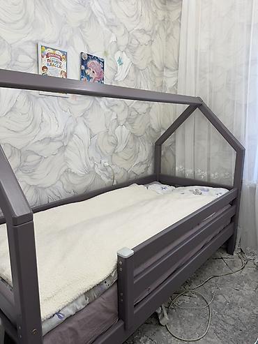гамак детский: Детская односпальная кровать, Новый, Для девочки, С матрасом, Дерево, Самовывоз — 1