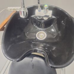 душ кабина: Salon üçün yuma lavabosu və oturacaq dəsti - Komplekt: saç yuma