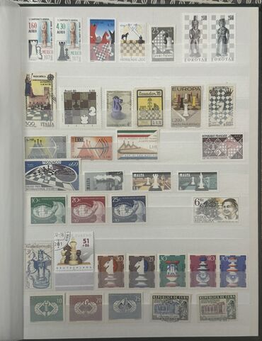 Markalar: Şahmat temalı markalar albomla birlikdə satılır, qiyməti sondur — 6