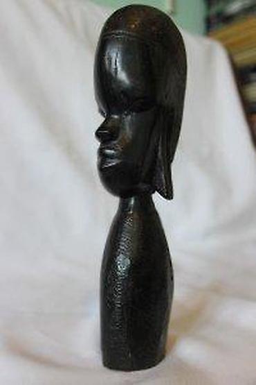 Figure: MASIVNA STARA DRVENA ŽENSKA AFRIČKA FIGURA, RETKO | Veoma lepa stara — 15