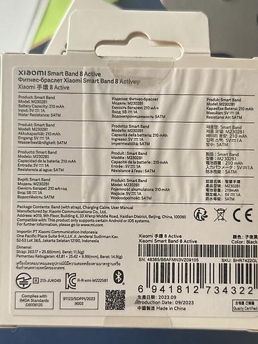 xiaomi note 12 s: Yeni, Smart saat, Xiaomi, Suya davamlı, rəng - Qara — 8