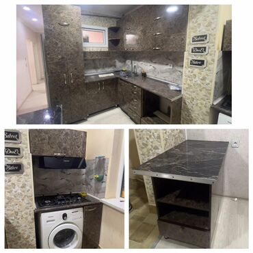 балконный шкаф: Sifarişlə mətbəx dəsti, Özü çəkən petlələr, Parlaq laminat, Kredit yoxdur