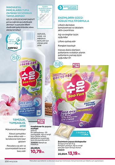 yuyucu vasitələr: Faberlic-dən olan 3 məhsul anbar qiymətindən də aşağı məbləğə satılır — 3
