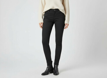 Women's Pants: Bershka, Material trousers for women, size S