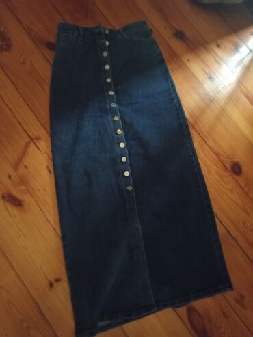 Толстовки, худи: Denim ətək – klassik tünd mavi ölçü düz gəlmədiyinə görə