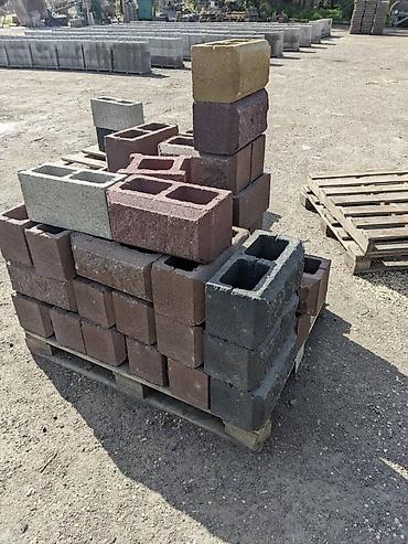 Пескоблок: Пескоблок Центр; пескоблок откосный, откосный узкий рванный, откосый — 7