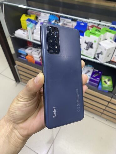 за сколько можно продать планшет на запчасти: Redmi, Redmi Note 11, Колдонулган, 128 ГБ, түсү - Боз, 2 SIM