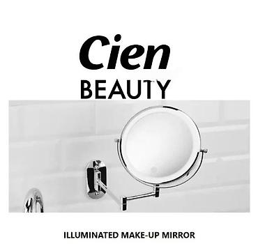 menta sadnice: Cien Beauty – zidno kozmetičko ogledalo sa osvetljenjem - Okruglo — 1