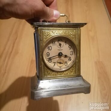 ranoranilica serija sa prevodom: Antique KIENZLE Alarm Clock 1930s Germany Antique KIENZLE Alarm Clock