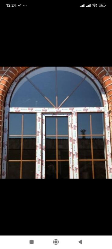 Plastik pəncərələr: PVC pəncərə bloku - Material: ağ və rəngli rəngli PVC profil - Şüşə — 18