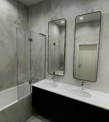 Душевые перегородки и ограждения: 🔹Душевые перегородки из безопасного стекла на заказ – это альтернатива — 8