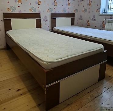 embawood mebelleri qiymetleri: Oğlan və qız üçün, İşlənmiş, 2 təknəfərlik çarpayı, Yazı masası, Dolab, Komod — 7