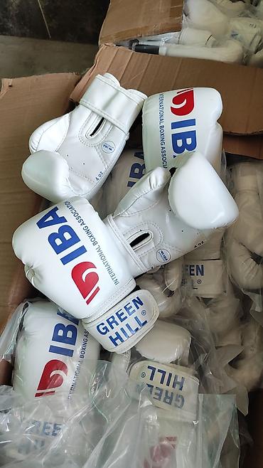 boxing: Боксерские перчатки Green Hill IBA.🇰🇬Цвет🇰🇬🇰🇬💪🏼 ⬜-⬛ — 4