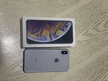 айфон xs бишкек бу: IPhone Xs Max, Колдонулган, 512 ГБ, Ак, Коргоочу айнек, Каптама, Куту, 79 %