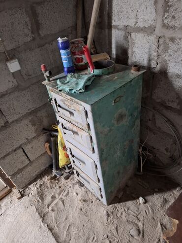 бочка цистерны: Твердотопливная печь-камин (металлическая) - Материал: сталь