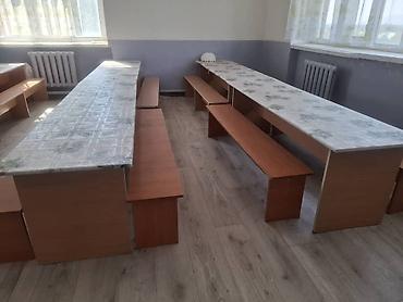 Комплект парт и стульев: Комплект парты и стула, Б/у — 14
