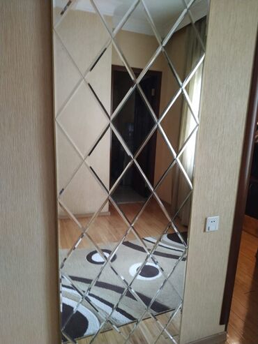 ev ucun dekor: Güzgü Divar üçün, Düzbucaqlı, Dekorativ, Naxışlı