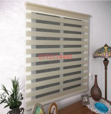 Jalüzlər: Məhsul: Zebra jalüz pərdələr Təsvir: - İkili qatlı zebra mexanizmi — 4