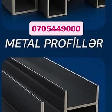 Metal məhsulları: Müxtəlif ölçülü kvadrat metal profillər. Bu profillər tikinti və — 2