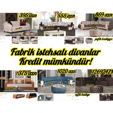 Divanlar: Künc divan, Yeni, Açılan, Bazalı, Nabuk, Rayonlara çatdırılma