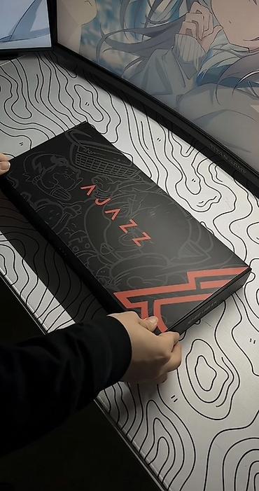 ipad min 5: AJAZZ AF82 75% Ağ Klaviatura – Yenidir. Bağı qutuda • 82 düyməlik — 2