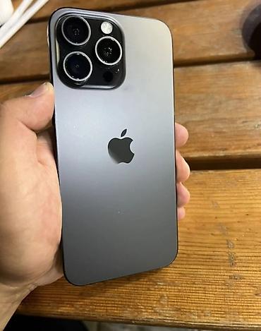 Мобильные телефоны: IPhone 15 Pro Max, Б/у, 256 ГБ, Black Titanium, Чехол, 88 % — 2
