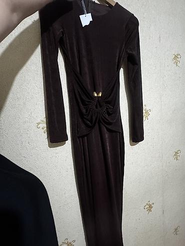 yun corab: Qəhvəyi rəngli, uzun axşam/libas paltarı - Material: yumşaq, parlaq — 2