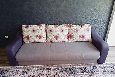sofa: Прямой диван, Б/у — 2