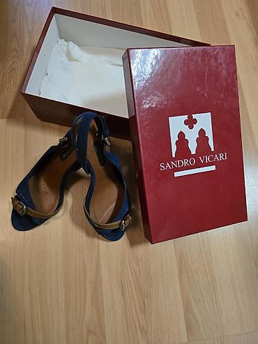Qadın ayaqqabıları: VICARI qadın sandaleti/Vintage - Brend: SANDRO VICARI (Made in — 8